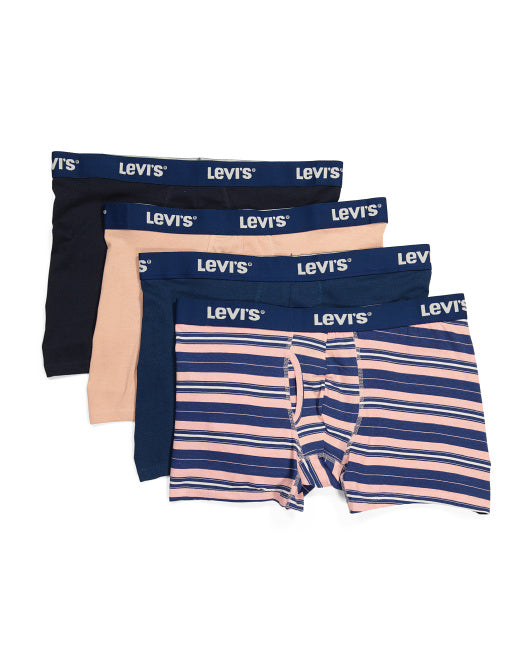 LEVIS 4pk Cotton Stretch Boxer Briefs
