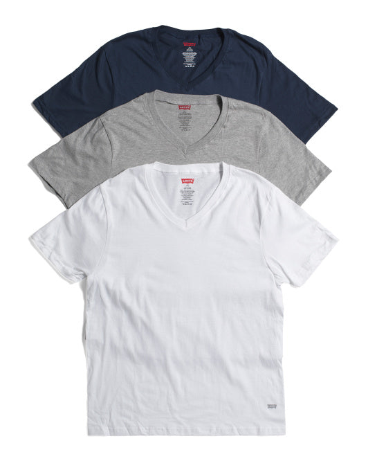 LEVIS 3pk V-neck T-shirts
